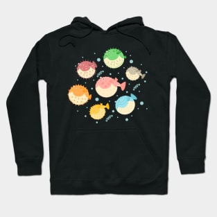 Happy Puffer Fish Hoodie